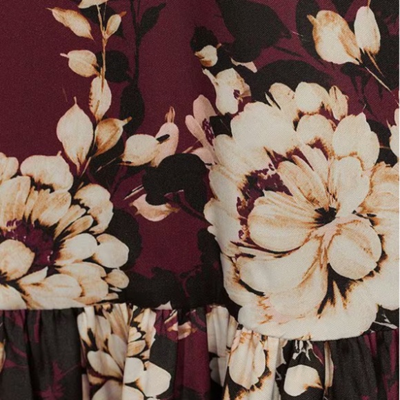 Belle by Badgley Odette Floral Print Knit Halter Mini Dress - Picture 3 of 5